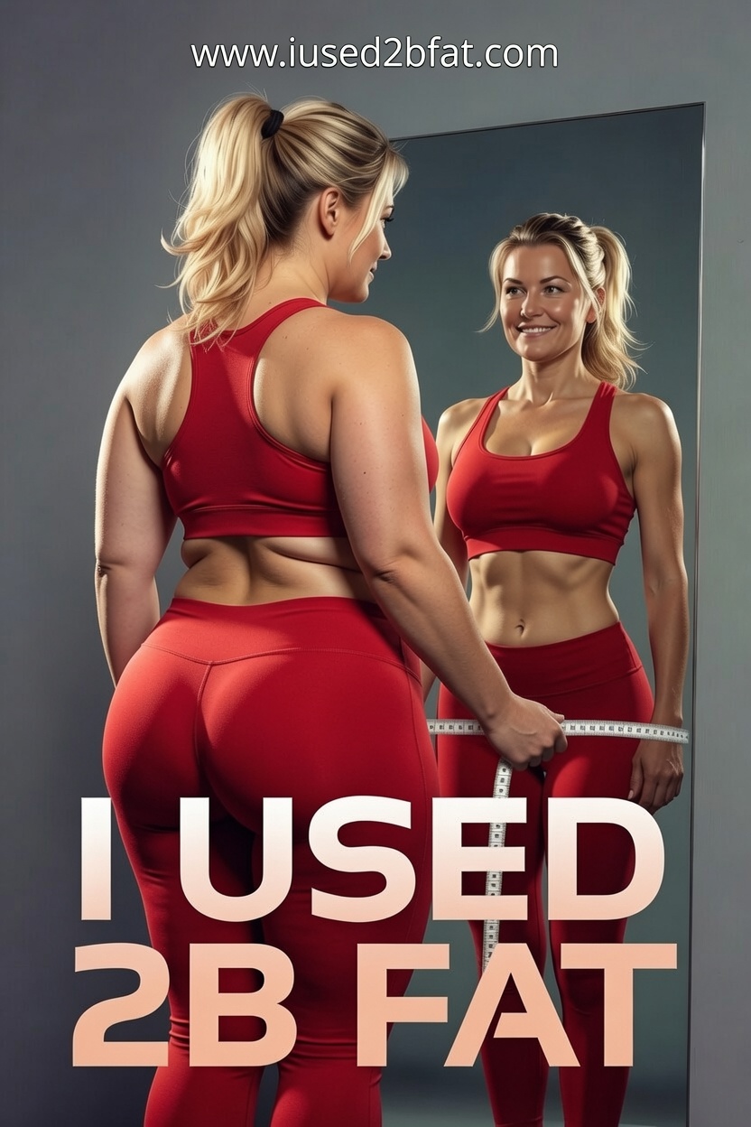 I Used 2B Fat transformation themed brand image